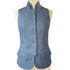 Julian Road Waistcoat India Ladies Tweed Waistcoat -Pale Blue Shetland